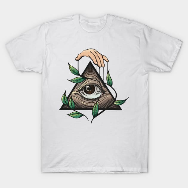 Illuminati Nature T-Shirt by Cool-Ero